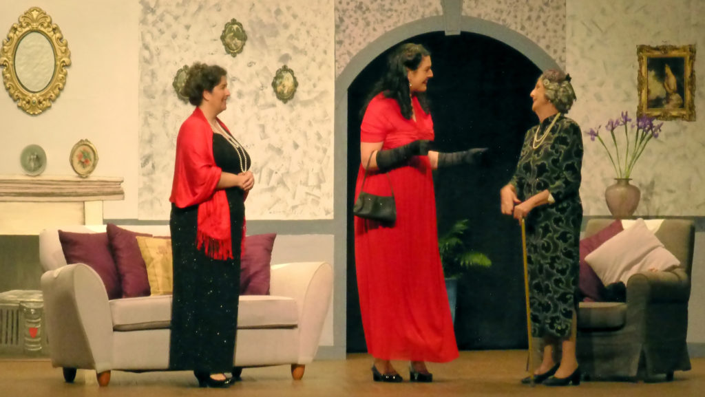 Enid (Odette Nettleton), Diana (Bree Johnston) and Mrs Packard (Meg Ainsworth) - Opening Night
